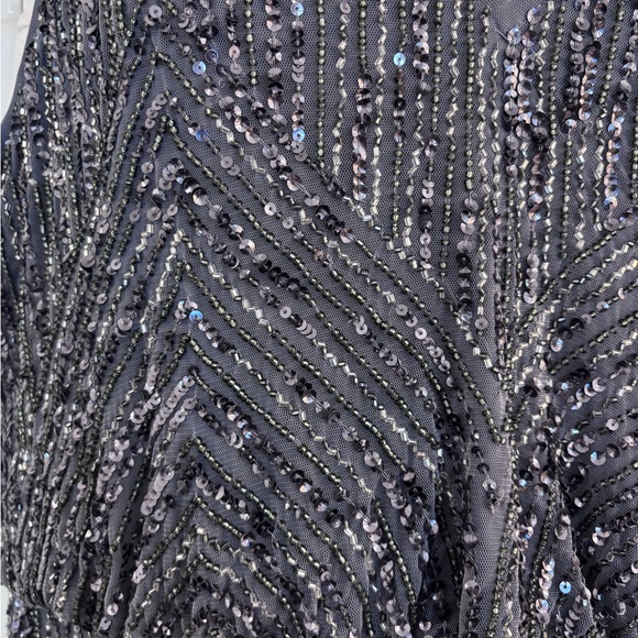 BHLDN Beaded Black Tie Gown - Picture 2 of 7